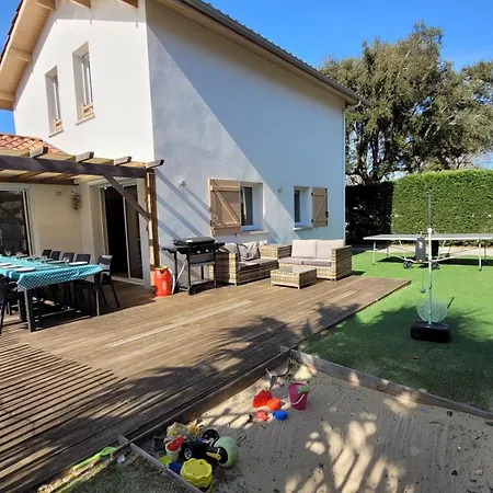 Casa Koko 10 Pers Piscine Chauffee, Petanque, Ping Pong Vieux-boucau * 布科·莱斯白老城