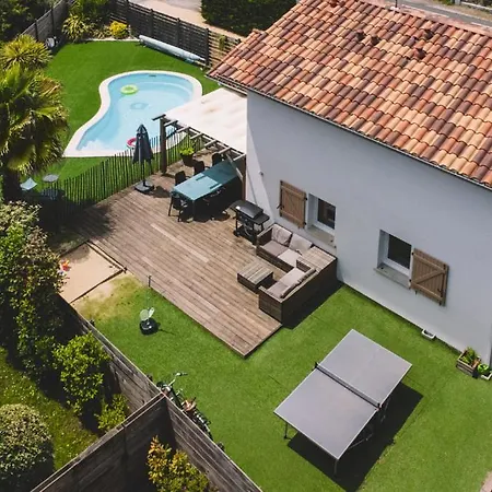 Semesterbostad Casa Koko 10 Pers Piscine Chauffee, Petanque, Ping Pong Vieux-boucau *