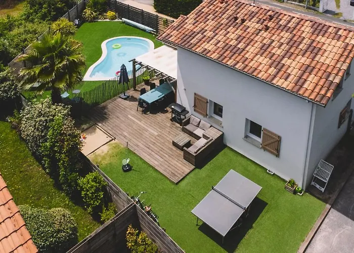 Feriehus Casa Koko 10 Pers Piscine Chauffee, Petanque, Ping Pong Vieux-boucau *